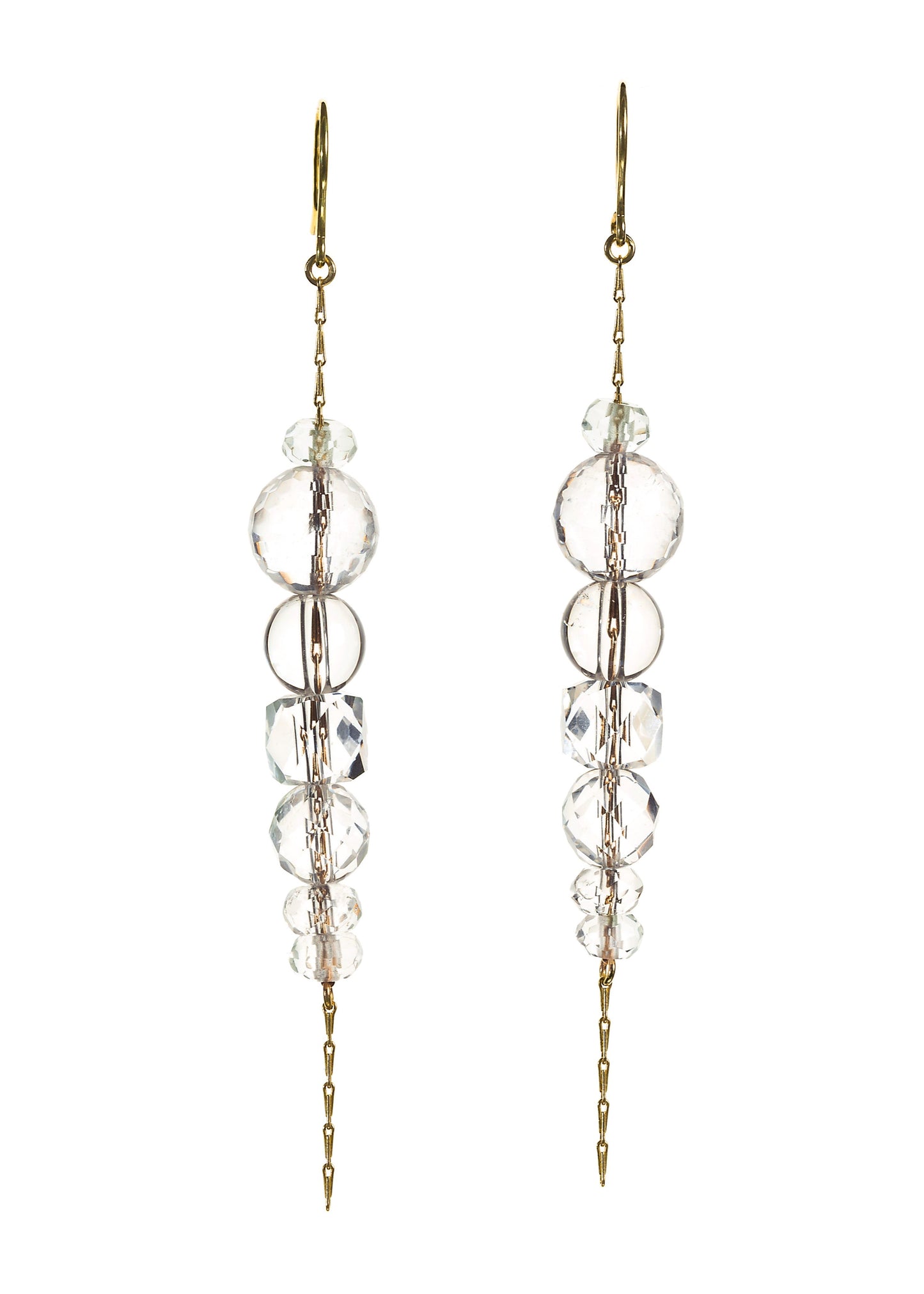 9ct Gold Medium Abacus Earrings