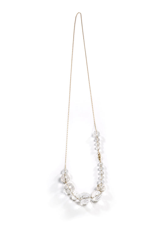 9ct Gold Long Abacus Necklace