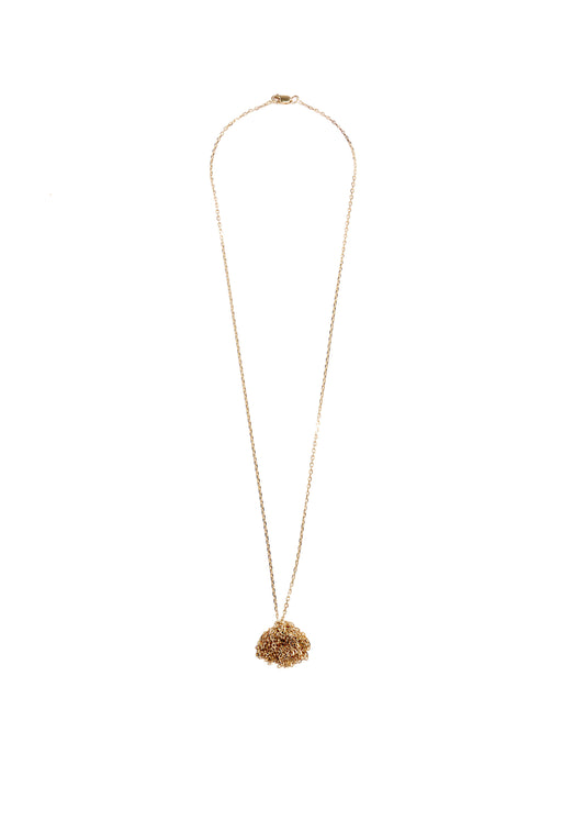 9ct Gold Pom Pom Necklace