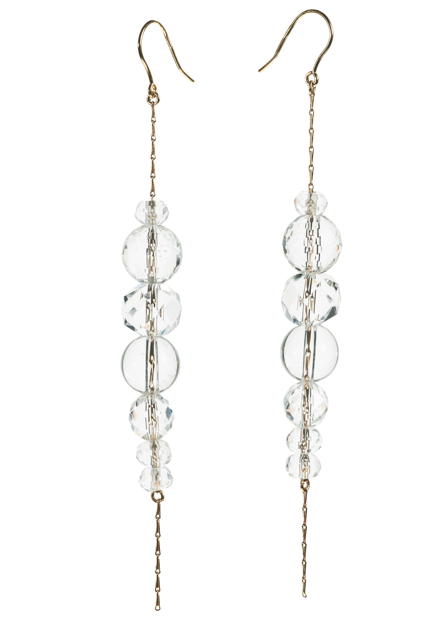 9ct Gold Large Abacus Earrings